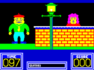 Benny Hill’s Madcap Chase screenshot 3 for ZX Spectrum